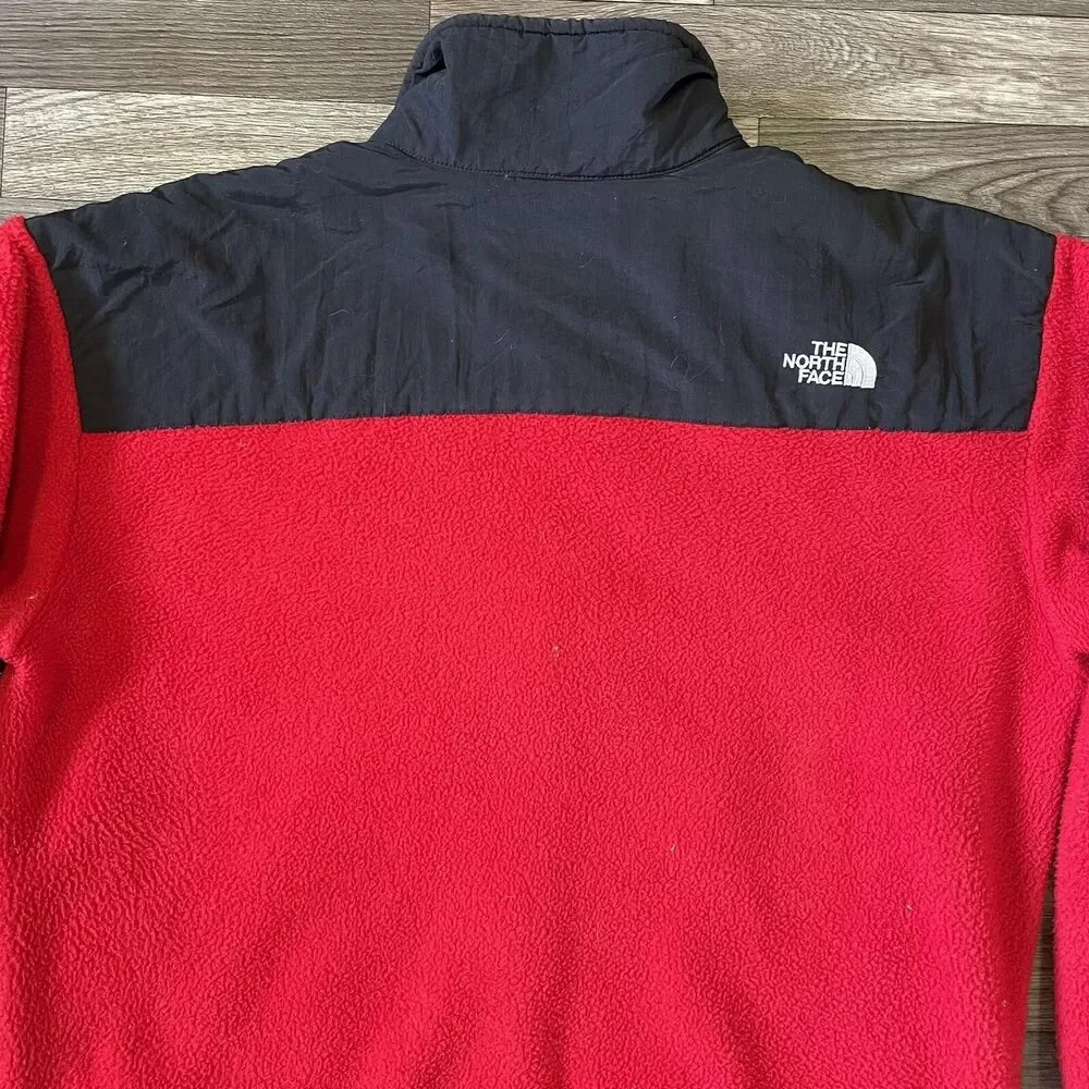 Vintage The North Face Full Zip Fleece Jacket Men’s XL Red Made In USA